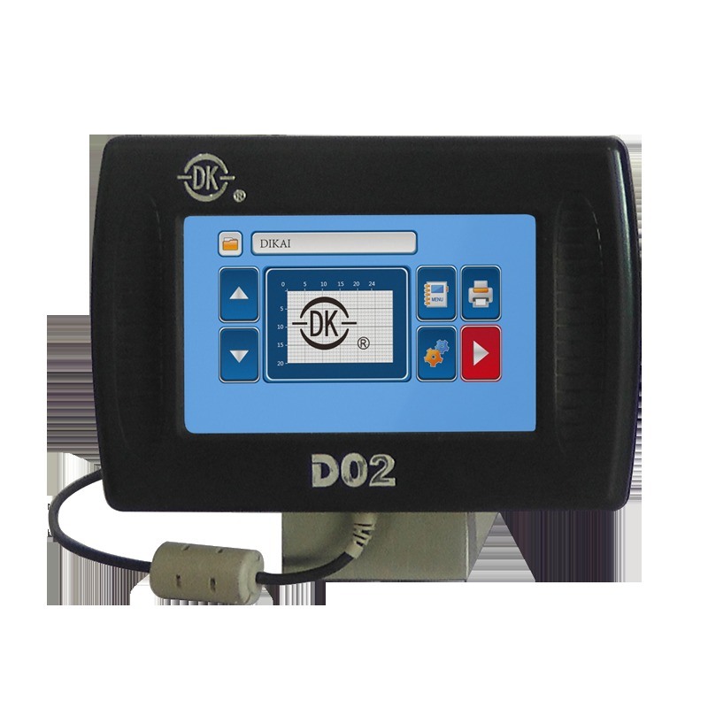 DIKAI D02 Thermal Transfer Overprinter dengan kepala cetak 24mm 200 DPI dan kecepatan cetak 120 PPM untuk Vertical Packer