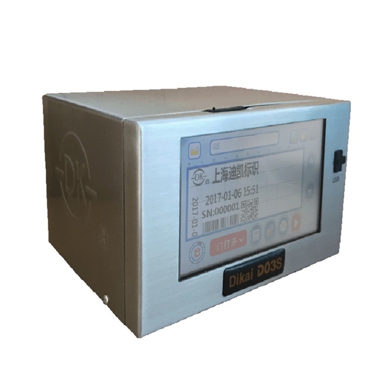 DIKAI D03S 32mm Thermal Transfer Overprinter dengan AC100-240V 50/60Hz Power dan 6bar/90psi Air Supply untuk 32x60mm/32x100mm Print Area