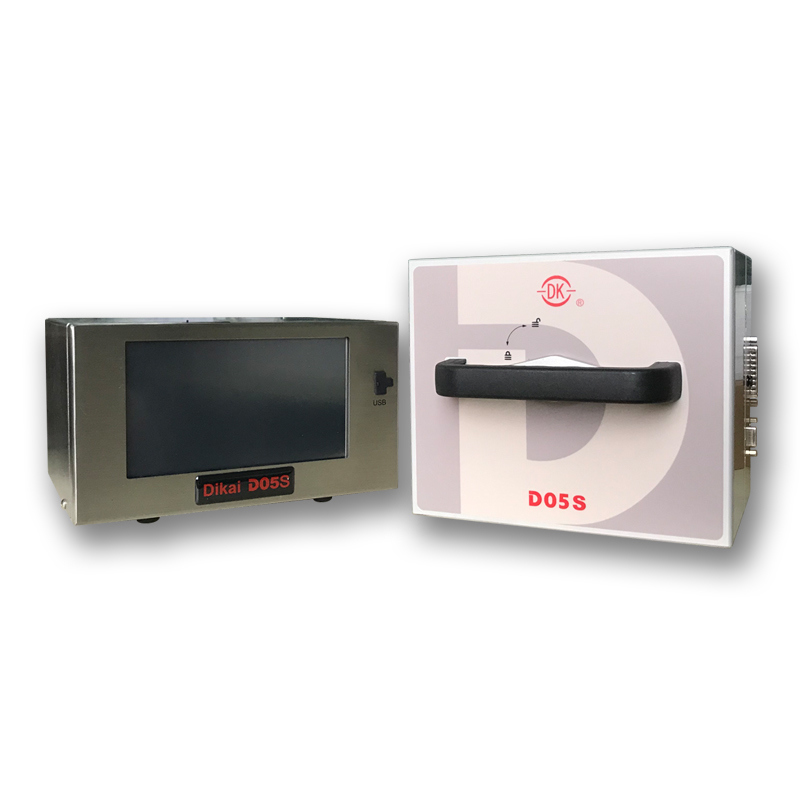 DIKAI D05S 53mm Pencetak Transfer Termal dengan Catu Daya AC100-240V, Pasokan Udara 6 bar, dan Area Cetak 53x70mm Mesin Pengkodean Cerdas