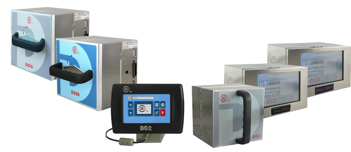 Pencetak Transfer Termal Dikai D05S dengan Area Cetak 53mm*150mm Kecepatan Cetak 2-36 m/menit dan Daya AC 220V/50Hz 110V/60Hz